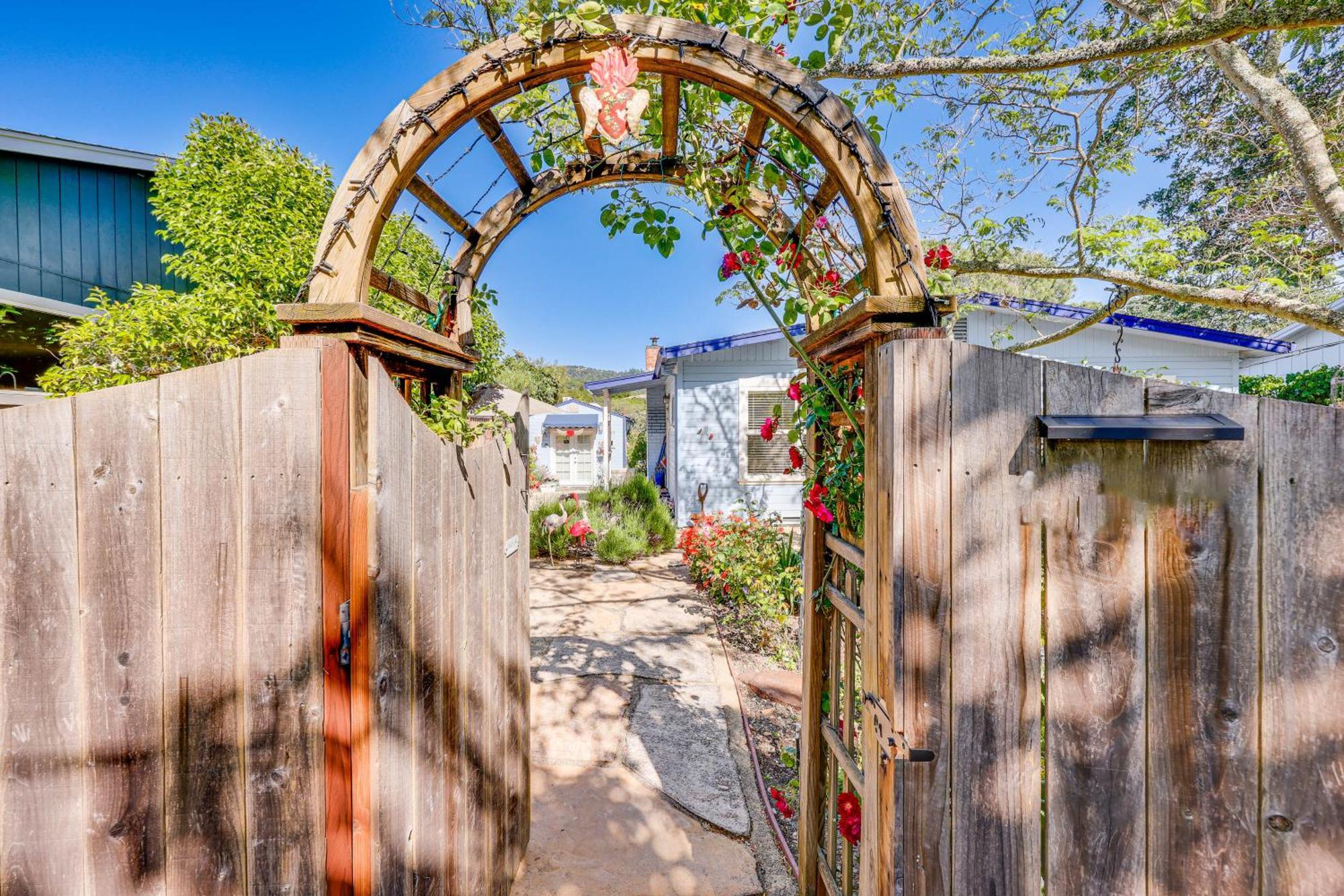 Romantic Casita With Garden And Deck 2 Miles To Plaza! Sonoma Eksteriør billede