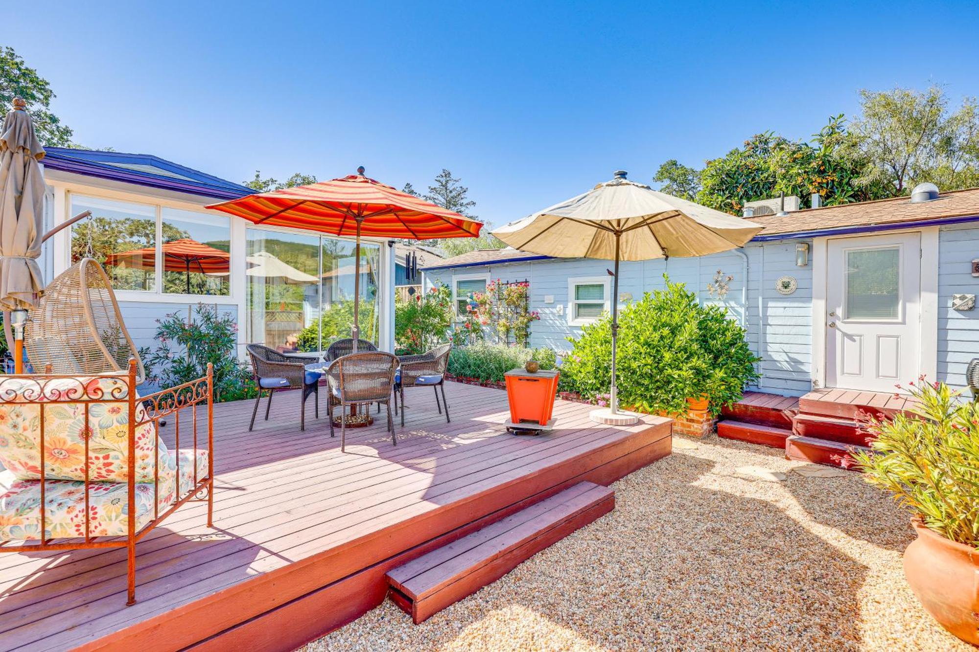 Romantic Casita With Garden And Deck 2 Miles To Plaza! Sonoma Eksteriør billede