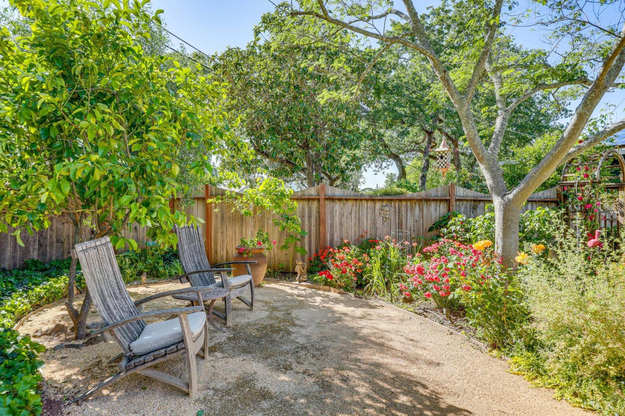 Romantic Casita With Garden And Deck 2 Miles To Plaza! Sonoma Eksteriør billede